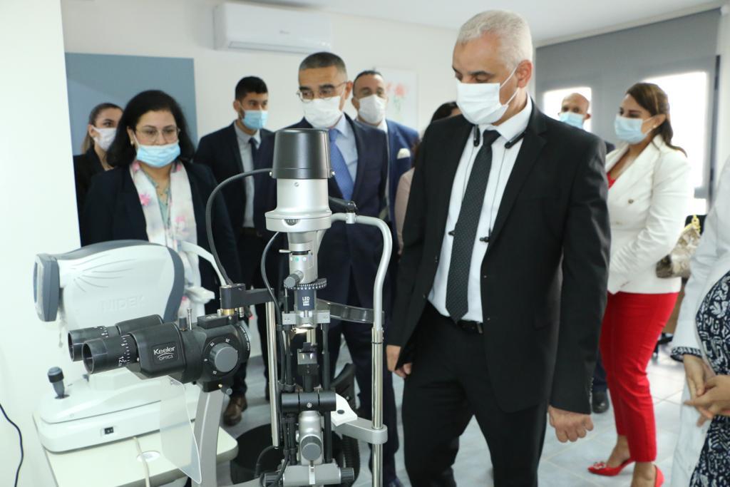 ٱيت الطالب يتفقد مركز التشخيص متعدد التخصصات النهضة بالرباط