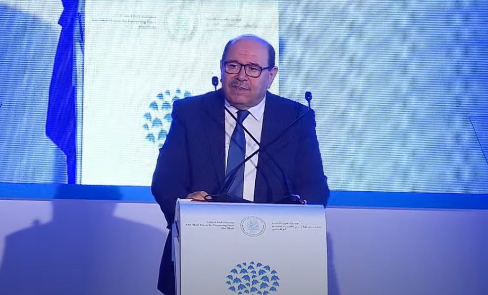 بوصوف يدعو من الامارات الى توسيع المعرفة العلمية بالآخر في ملتقى أبو ظبي للسلم