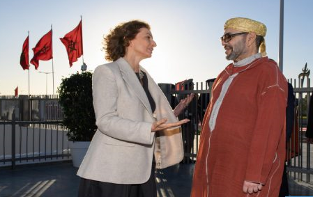 الملك يشيد بجودة الشراكة بين اليونسكو والمغرب