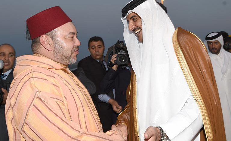 الملك محمد السادس يتلقى اتصالا من أمير قطر