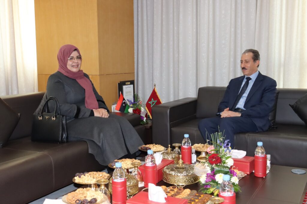 الداكي يستقبل وزيرة العدل الليبية